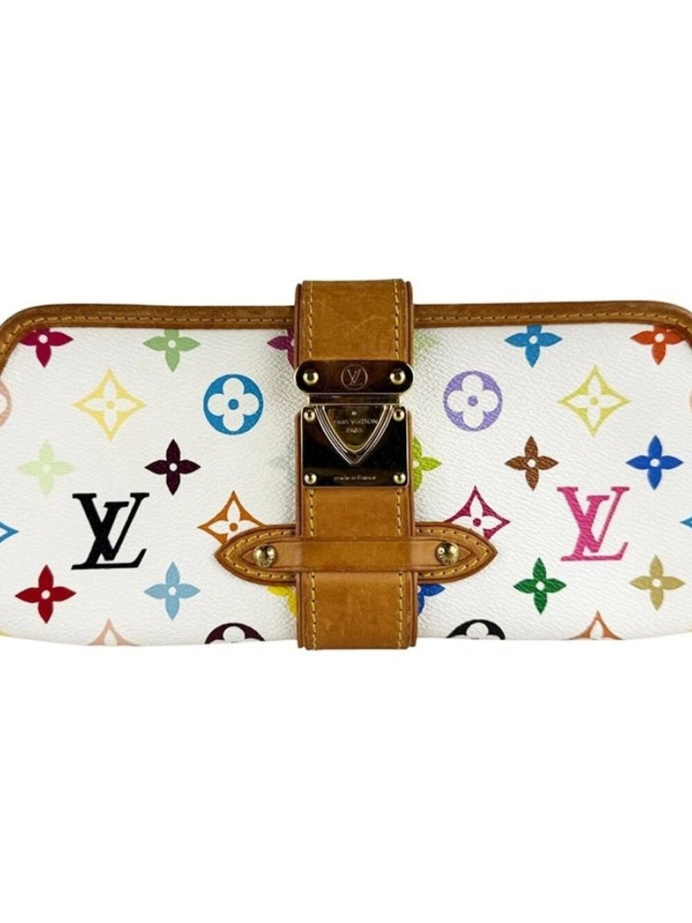 LOUIS VUITTON Monogram Multicolor Shirley Shoulder Bag Blanc